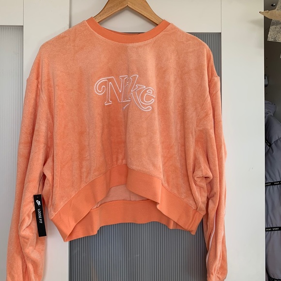 Nike Sweaters - New Nike Retro French Terry Cropped Crewneck Sweatshirt